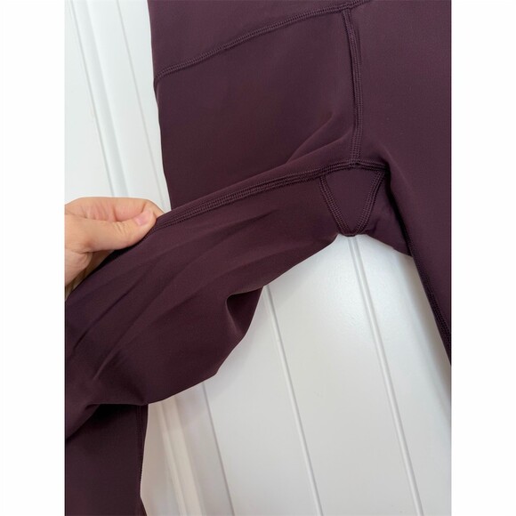 Lululemon Speed Up Tight 4 Black Cherry Women’s 25” Yoga Leggings Gym - Picture 3 of 10
